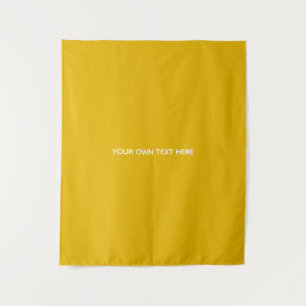 Tapiz Crea tu propio diseño personalizado amarillo
