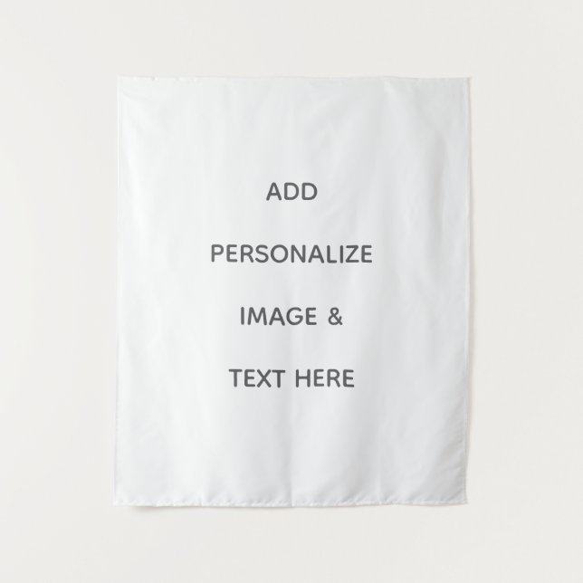 Tapiz Crea tu propio Mdiuam blanco (Anverso)