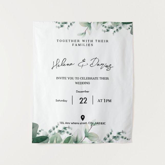 Tapiz Crea tu propio Vamos Verde (Anverso)