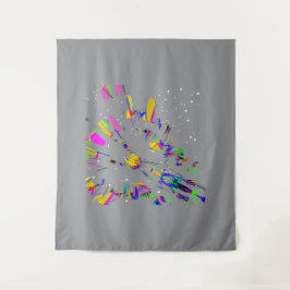 Tapiz Creaciones de arte digital futurista