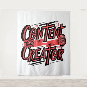 Tapiz Creador de contenido - Diseño motivacional para cr