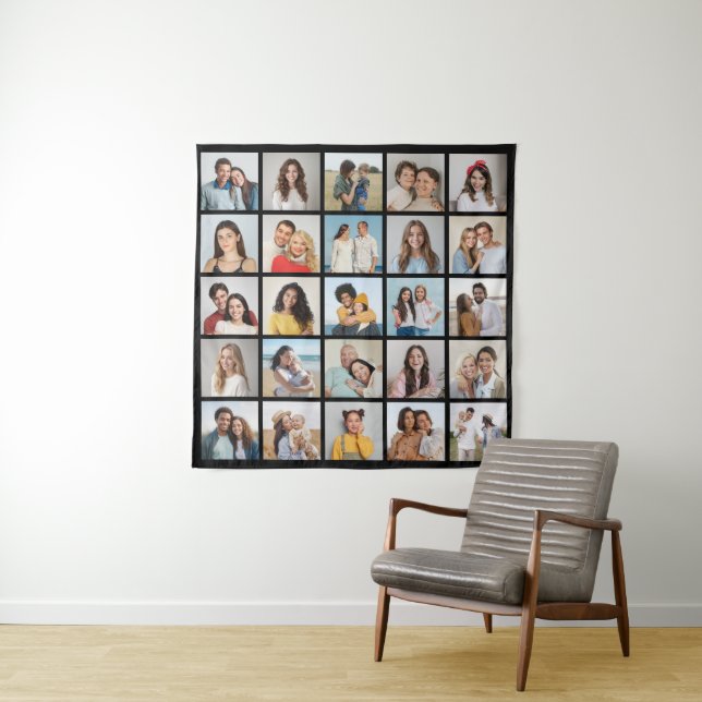Tapiz Crear su propio Collage de fotos de 25 (In situ)