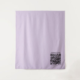 Tapiz Crear un código QR | Violeta Lavanda Pálido