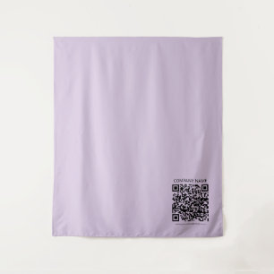 Tapiz Crear un código QR Violeta Lavanda Pálido