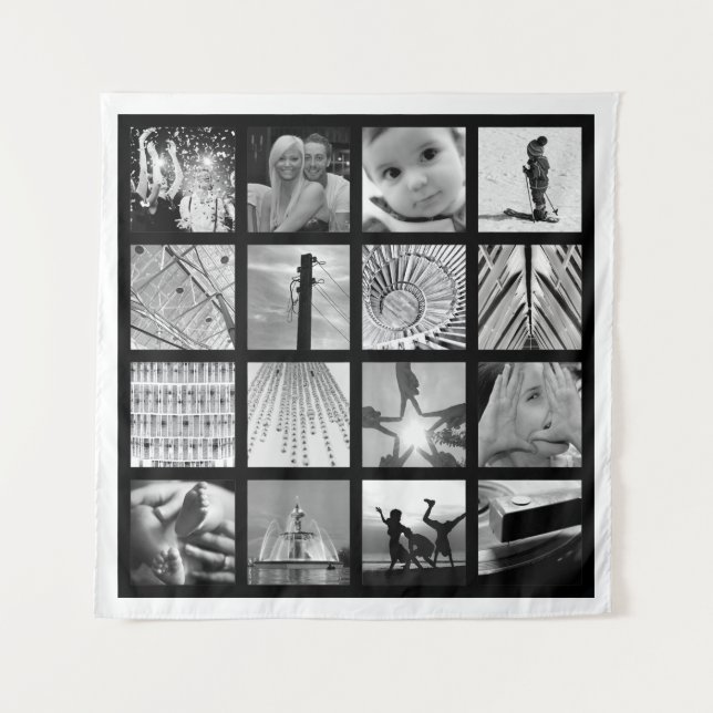 Tapiz Crear un diseño de Collage de fotos propio (Anverso)