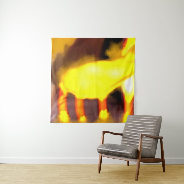 Tapiz Creation of the dragon cat (In situ)