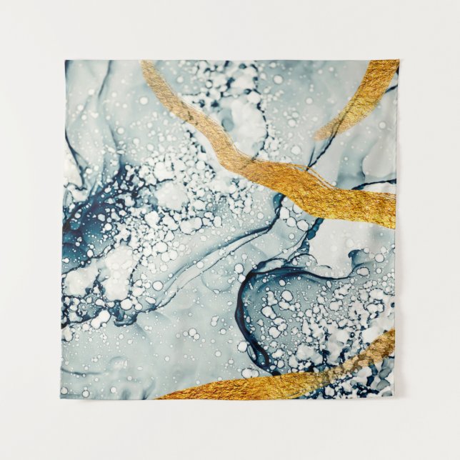 Tapiz Creatividad única. Arte y oro. Inspirado por el ci (Anverso)