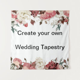 Tapiz Cree sus los propios - tapicería de la boda