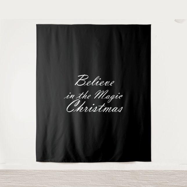 Tapiz Creer en la magia de los Navidades (Anverso)