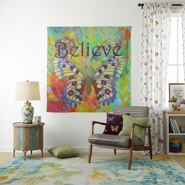 Tapiz Creer mariposa colorida (Subido por el creador)