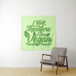 Tapiz Creo Que Por Lo Tanto Soy Vegan
