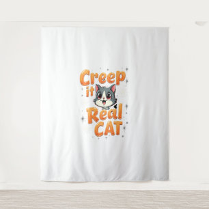 Tapiz Crepúsculo Gato Real 2