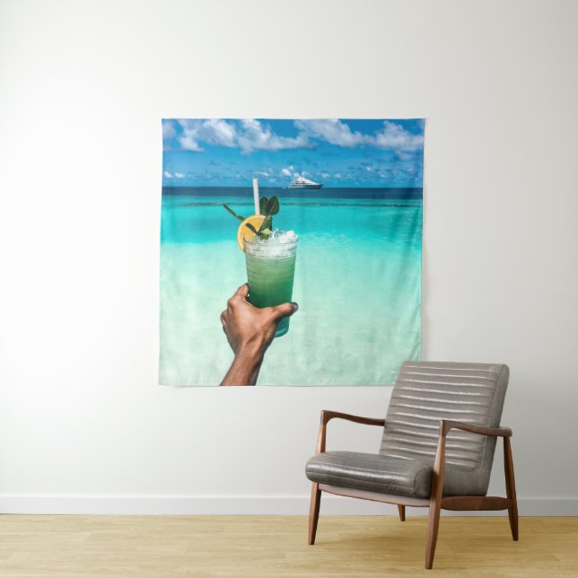 Tapiz Criaturas marinas de Guay (In situ)