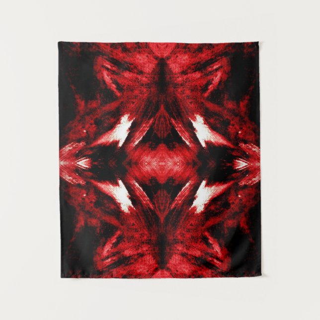 Tapiz Crimson Symmetry (Anverso)