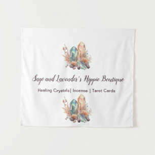 Tapiz Cristales y flores