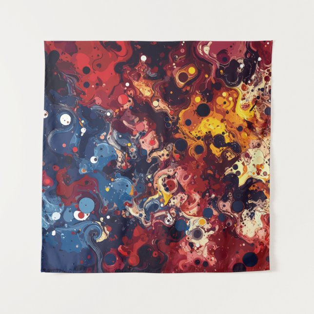 Tapiz Crónicas cósmicas (Anverso)