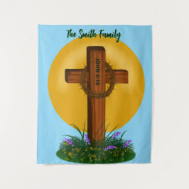 Tapiz Cross and Crown of Thorns