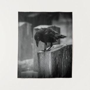 Tapiz Crow en el cementerio caído
