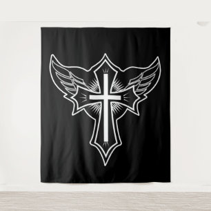 Tapiz Cruz cristiana