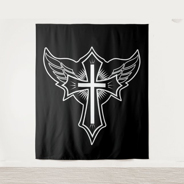 Tapiz Cruz cristiana (Anverso)