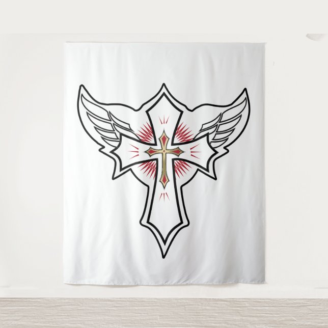 Tapiz Cruz cristiana (Anverso)