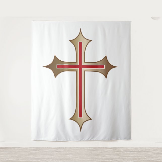 Tapiz Cruz cristiana (Anverso)