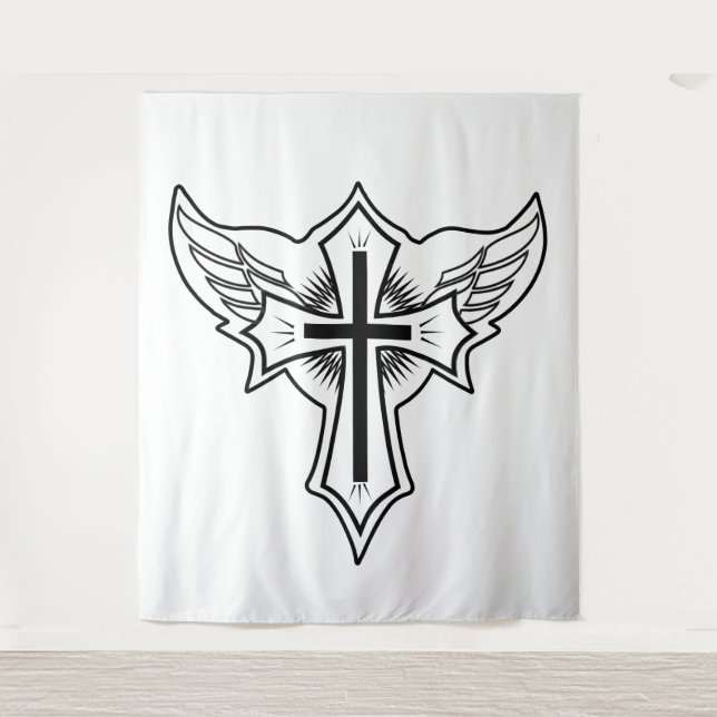 Tapiz Cruz cristiana (Anverso)