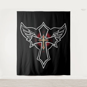 Tapiz Cruz cristiana