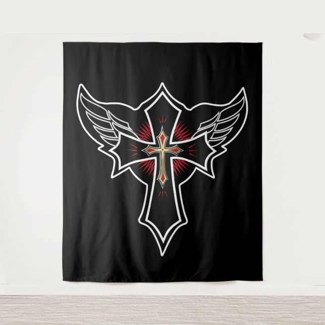 Tapiz Cruz cristiana (Anverso)