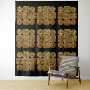 Tapiz Cruz de Knotwork Celtic