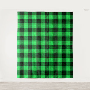 Tapiz Cruz verde negra a cuadros Buffalo Check