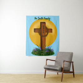 Tapiz Cruz y Corona de Espinas