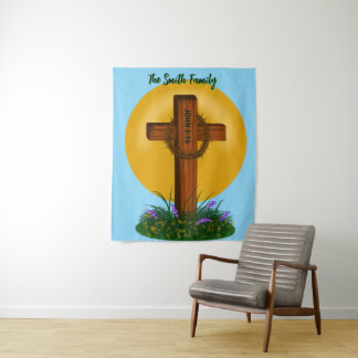 Tapiz Cruz y Corona de Espinas