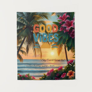 Tapiz Cuaderno tropical de ondas de verano