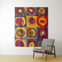 Cuadrados con círculos concéntricos 2 | Kandinsky