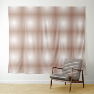 Tapiz Cuadrados geométricos con degradado Mocha Mousse B