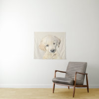 Cuadros De Cachorro Dorado - Arte Original De Perr