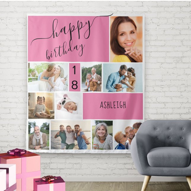 Tapiz Cualquier Edad 10 Collage de Fotos Personalizado R (Subido por el creador)