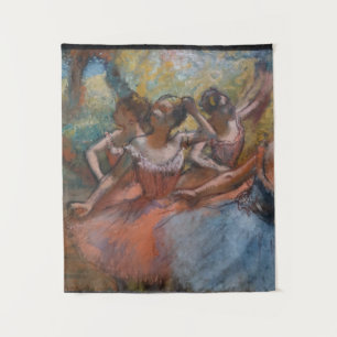 Tapiz Cuatro bailarinas de ballet en escena de Degas
