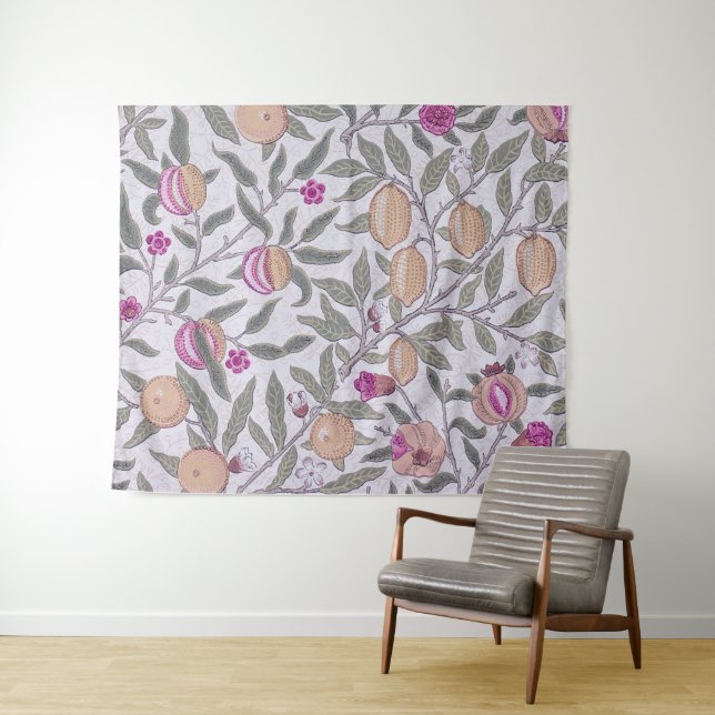 Tapiz Cuatro frutas, William Morris (In situ (horizontal))