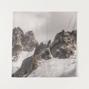 TAPIZ CUBIERTA DE MONTAÑA POR NIEVE