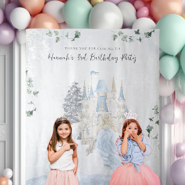 Tapiz Cuento de Hadas Elegante | Cumpleaños de la Prince