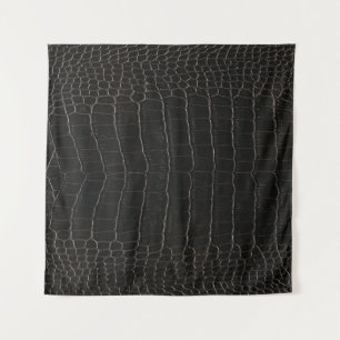 Tapiz Cuero de cocodrilo lujoso: textura textil.