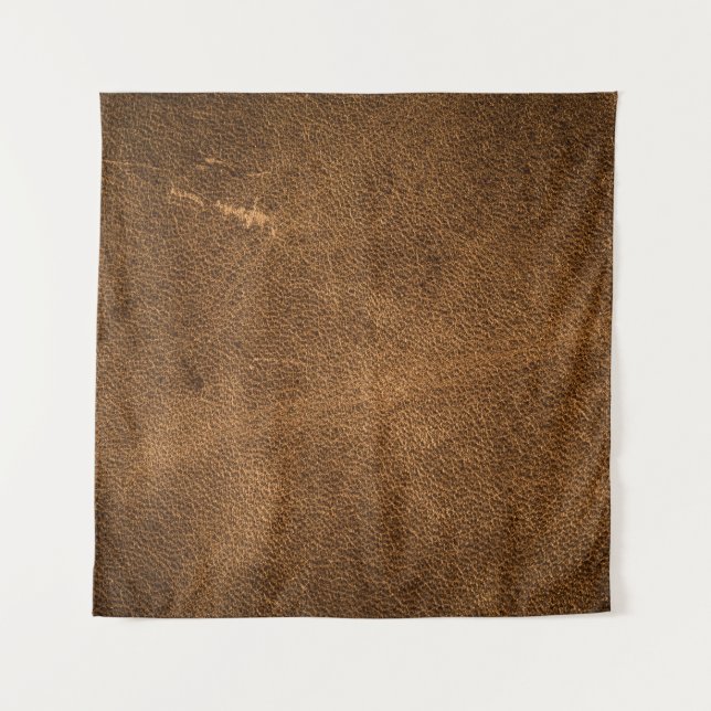 Tapiz Cuero marrón envejecido: Textura clásica (Anverso)