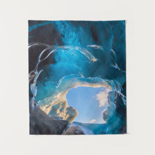 Tapiz Cueva de cristal, Icefield Vatnajokull, Islandia m