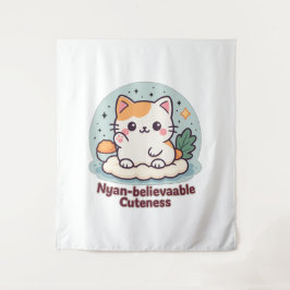 Tapiz Cuidad nyan-creíble - Gato kawaii lindo