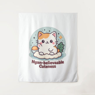 Tapiz Cuidad nyan-creíble - Gato kawaii lindo