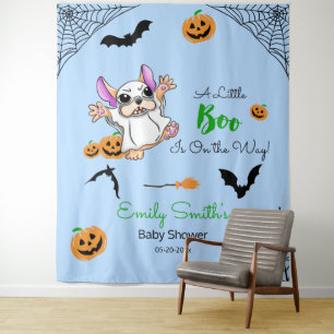 Tapiz Cuidados calabazas fantasma Halloween Baby Shower