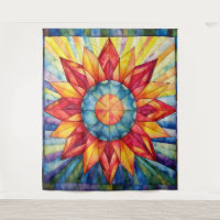 Cuilt de Medallón Sunburst