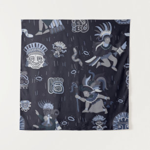 Tapiz Cultura inca: Patrón gráfico sin inconvenientes